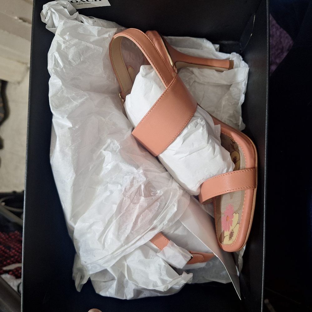 Coach Pink Sandal(Leather)